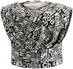 Toma Youniform Kochmütze mit Design Schwarz und...