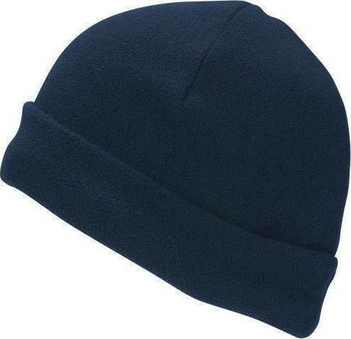 Serpico Beanie Unisex Fleece Beanie in Marineblau Farbe