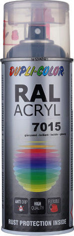 Dupli Color Σπρέι Βαφής RAL Acryl Ακρυλικό με Μεταλλικό Εφέ Slate Grey RAL 7015 400ml