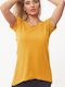 Bodymove Women's T-shirt Yellow