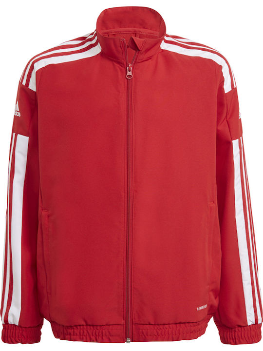 Adidas Αθλητική Παιδική Ζακέτα Κόκκινη Training Youth Squadra 21 Sweatshirt