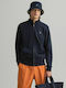 Gant Men's Sweatshirt Jacket with Pockets Navy Blue