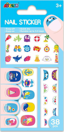 Avenir Nail Stickers At The Sea Manicure Toy