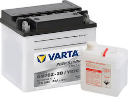 Varta Μπαταρία Μοτοσυκλέτας Powersports Freshpack YB7C-A με Χωρητικότητα 8Ah