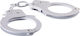Nanma Sex Extra Metal Cuffs with Key Handschellen in Weiß Farbe