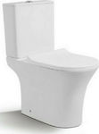 Gloria Dora Wall Mounted Porcelain Low Pressure Rectangular Toilet Flush Tank White