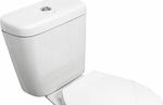 Gloria Rimco Wall Mounted Porcelain Low Pressure Rectangular Toilet Flush Tank White