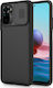 Nillkin Camshield Back Cover Πλαστικό 0.2mm Μαύρο (Redmi Note 10 / 10s / Poco M5s)