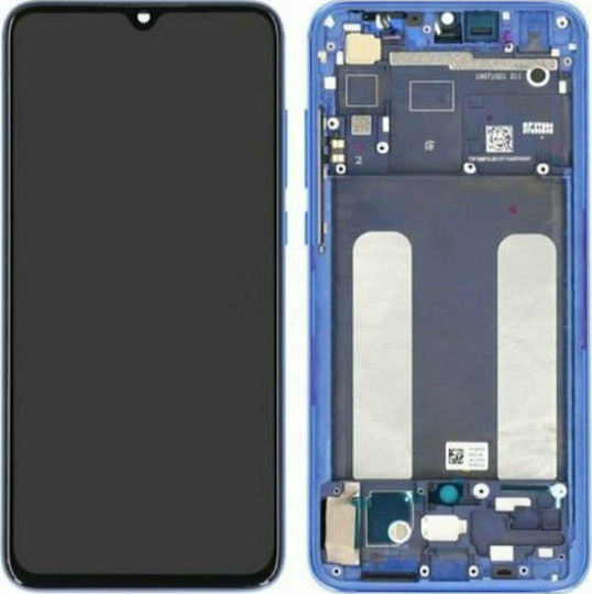 Xiaomi Οθόνη με Μηχανισμό Αφής και Πλαίσιο για Mi 9 Lite (Μπλε)
