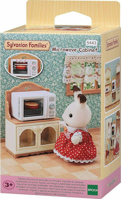 Epoch Toys Миниатюрна Играчка Microwave Cabinet Силвански семейства за 3+ Години