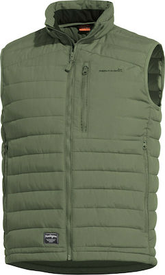 Pentagon Fleece Hunting Vest Arcadian Camo Green