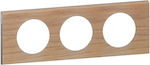 Legrand Celiane Horizontal Switch Frame 3-Slots Brown 069053