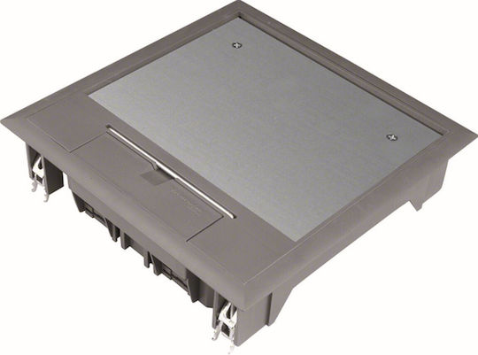 Hager Veee Vq06 Walled Electrical Junction Box In Floor 12 pcs 77mm in Gray Color