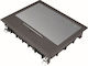 Hager Veee Ve09 Walled Electrical Junction Box Floor-mounted 18S 77mm in Gray Color