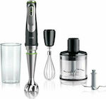 Braun Multiquick 9 MQ 9135XI 0X22111366 Blender de mână cu tijă din oțel inoxidabil 1200W Negru