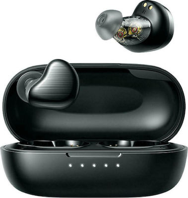 Joyroom JR-TL7 In-Ear Bluetooth-Freisprecheinrichtung Kopfhörer mit Schweißresistenz und Ladeetui Schwarz
