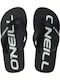 Kids' Flip Flops Black Profile Logo Sandals Ink
