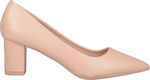 Famous Shoes 4025 Μυτερές Γόβες Ροζ