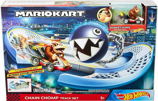 Hot Wheels Mario Kart Chain Chomp Track Set Πίστα 1:64 για 5+ Ετών