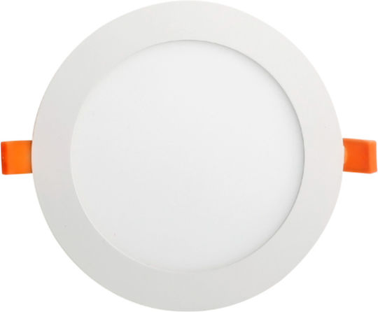 Elvhx Кръгла Вграден LED Панел 24W с Неутрално бяло Светлина 4000К 30см.
