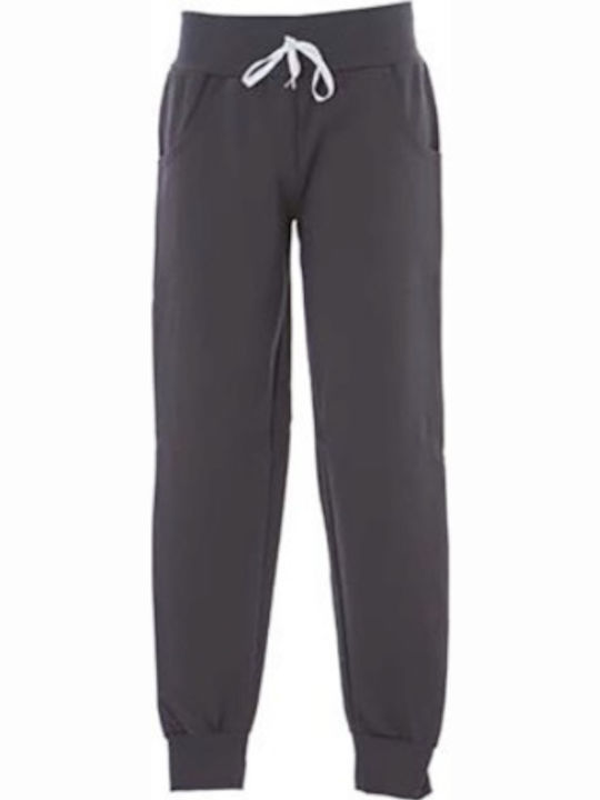 Primowear Eco Men's Sweatpants with Rubber Anthracite