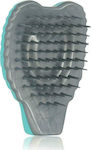 Tangle Angel Essentials Compact Aqua Grey Βούρτσα Μαλλιών για Ξεμπέρδεμα