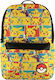 Difuzed Pokemon Pikachu School Bag Backpack Elementary, Elementary in Yellow color 16lt