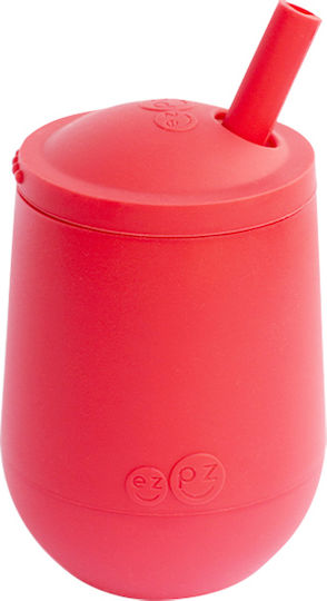Ezpz Παιδικό Ποτηράκι "Mini Cup" από Σιλικόνη Φούξια 118ml για 12m+