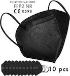 Disposable Protective Mask FFP2 Black 10pcs