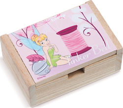 Christening Favor with Box Tinkerbell made of Wood