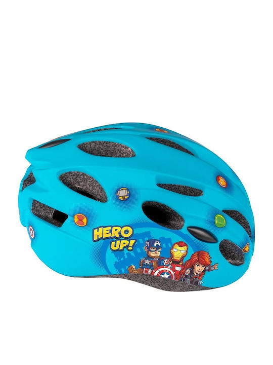 Seven Avengers Kids' Helmet for City Bike Blue