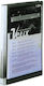 Comix Clipboard Flexible with 30 plastic sleeves Slides for Paper A4 Black 1pcs
