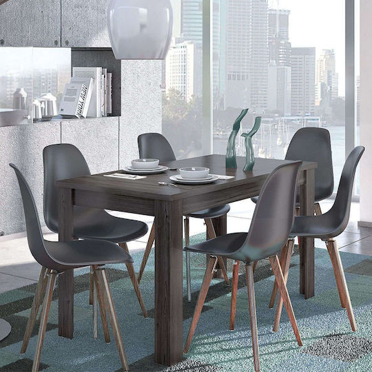 No 1 Masă Sala de mese Masa extensibilă Wenge 150(+30)x90x78buc