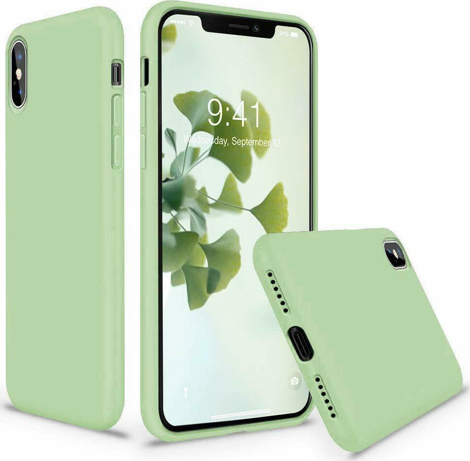 My Colors Liquid Back Cover Σιλικόνης Light Green (iPhone XR) Skroutz.gr