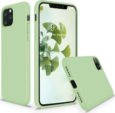 Sonique Liquid Silicone Back Cover Green (iPhone 12 / 12 Pro)