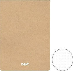 Next Eco Dots Set 6 Notebook Block 80 Sheets A5 with Dots Beige