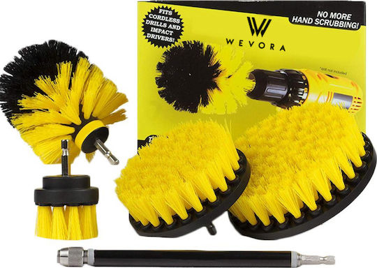 Wevora WR-001 Βούρτσα Δραπανοκατσάβιδου 5τμχ 7cm Σετ 5τμχ