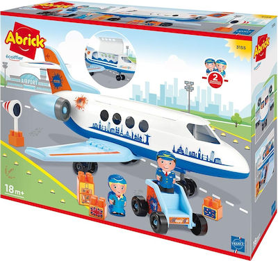 Ecoiffier Building Block Αεροπλάνο με Αξεσουάρ for 1.5+ years 8pcs