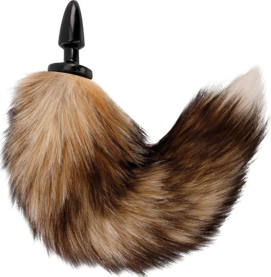 Pipedream Darkness Natural Tail Butt Plug Silicone Πρωκτική Σφήνα Black