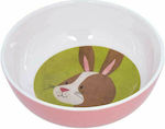 Sigikid Baby Food Bowl Λαγουδάκι made of Melamine Pink