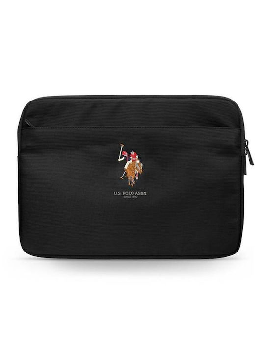 U.S. Polo Assn. Polo Embroidery Чанта Калъф 13" Черна