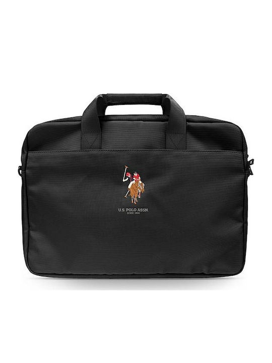U.S. Polo Assn. Чанта за Рамо / Ръчна 15" Черна USCB15PUGFLBK