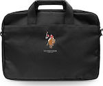 U.S. Polo Assn. Tasche Schulter / Handheld für Laptop 15" in Schwarz Farbe USCB15PUGFLBK