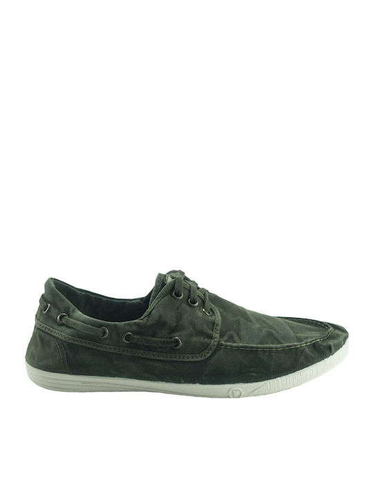 303E-622 Ανδρικά Boat Shoes σε Πράσινο Χρώμα