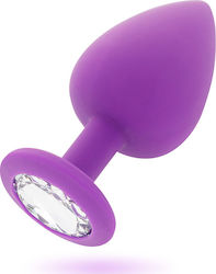 Intense Shelki M Plug Anal Πρωκτική Σφήνα Medium Μωβ 3.5cm