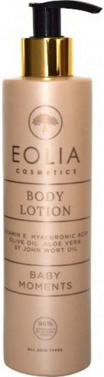 Eolia Cosmetics Baby Moments Ενυδατική Lotion Σώματος με Υαλουρονικό Οξύ & Άρωμα Πούδρα 250ml