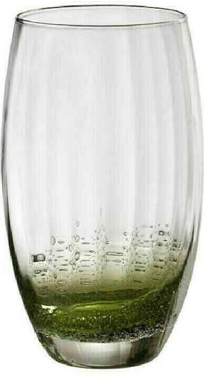 HFA Illusion Ποτήρι Νερού Γυάλινο Πράσινο 600ml