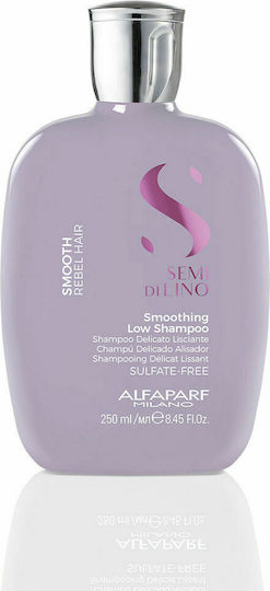 Alfaparf Milano Professional Semi Di Lino Smoothing Shampoos für Empfindliche Kopfhaut für Alle Haartypen 250ml