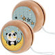 Christening Favor with Yo-Yo Panda made of Wood 5cm