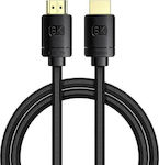 Baseus HDMI 2.1 Cable HDMI male - HDMI male 1m Μαύρο